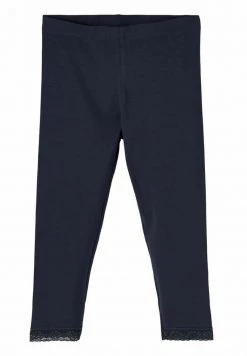 Name It Kinder SPITZENSAUM CAPRI - Leggings - Hosen - Dark Sapphire