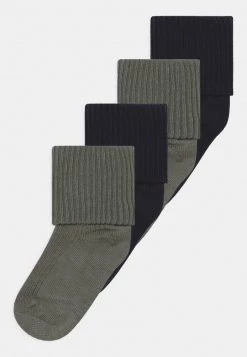 Name It NBMSILAN 4 PACK UNISEX - Kniestrümpfe - Agave Green