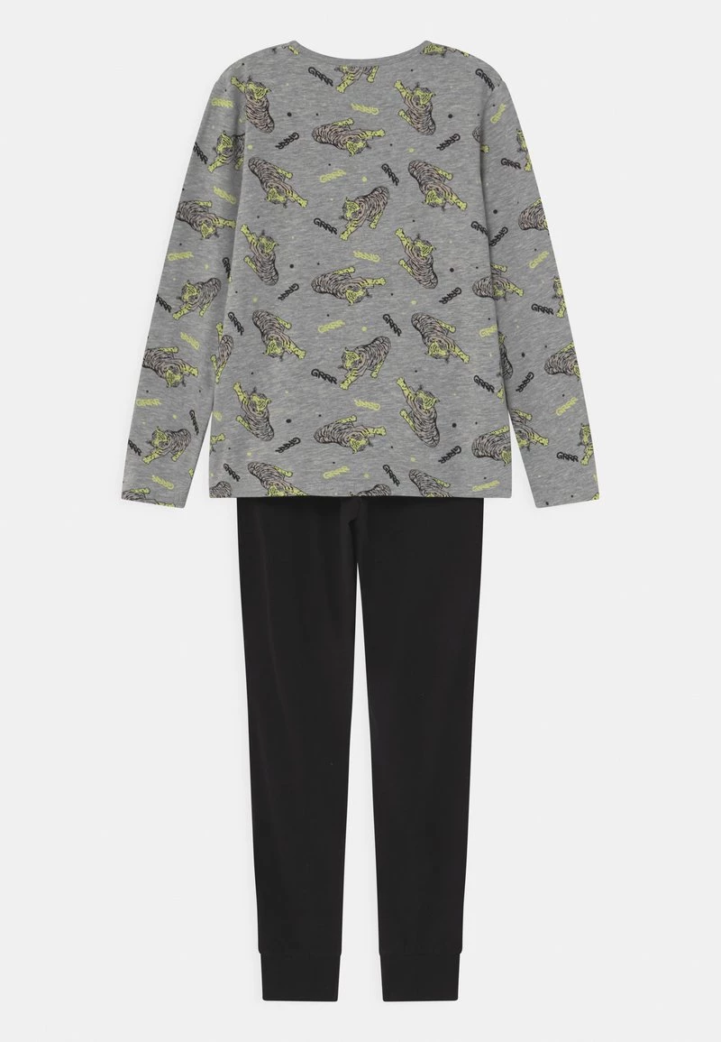 Name It Kinder NKMNIGHT TIGER GLOW SET - Nachtwäsche Set - Grey Melange 4 Name It Kinder NKMNIGHT TIGER GLOW SET - Nachtwäsche Set - Grey Melange – Bild 2