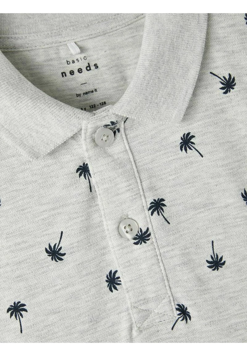 Name It Kinder Poloshirt - Light Grey Melange 6 Name It Kinder Poloshirt - Light Grey Melange – Bild 4