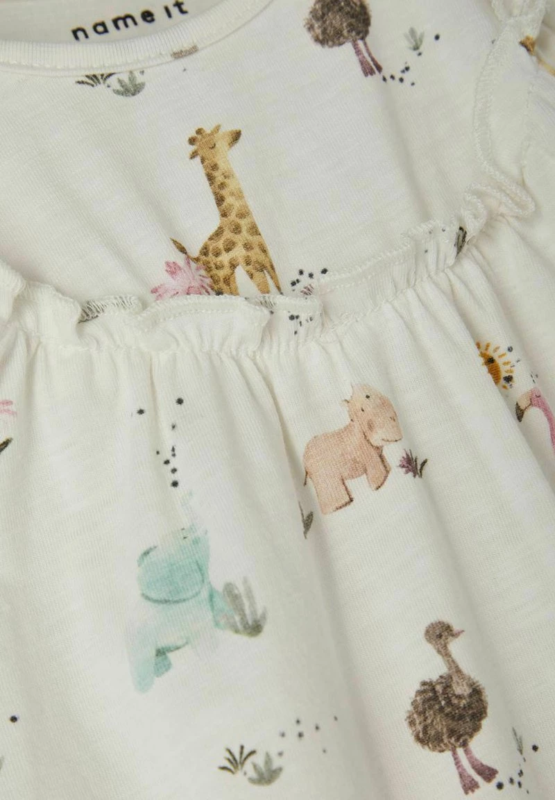 Name It Kinder JANNIE - Jumpsuit - White Alyssum 5 Name It Kinder JANNIE - Jumpsuit - White Alyssum – Bild 3