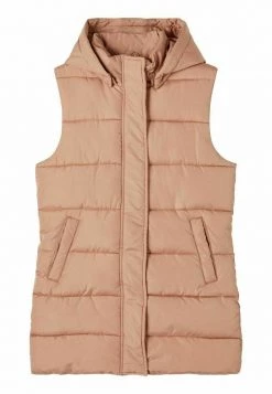 Name It TANKTOP LANG PUFFER- - Weste - Café Au Lait | Kinder
