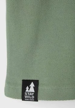 NAME IT T-SHIRT STAY WILD - T-Shirt Basic - Hedge Green | Kinder -Name it Verkäufe 059be6d06403473597016e16640bd41a