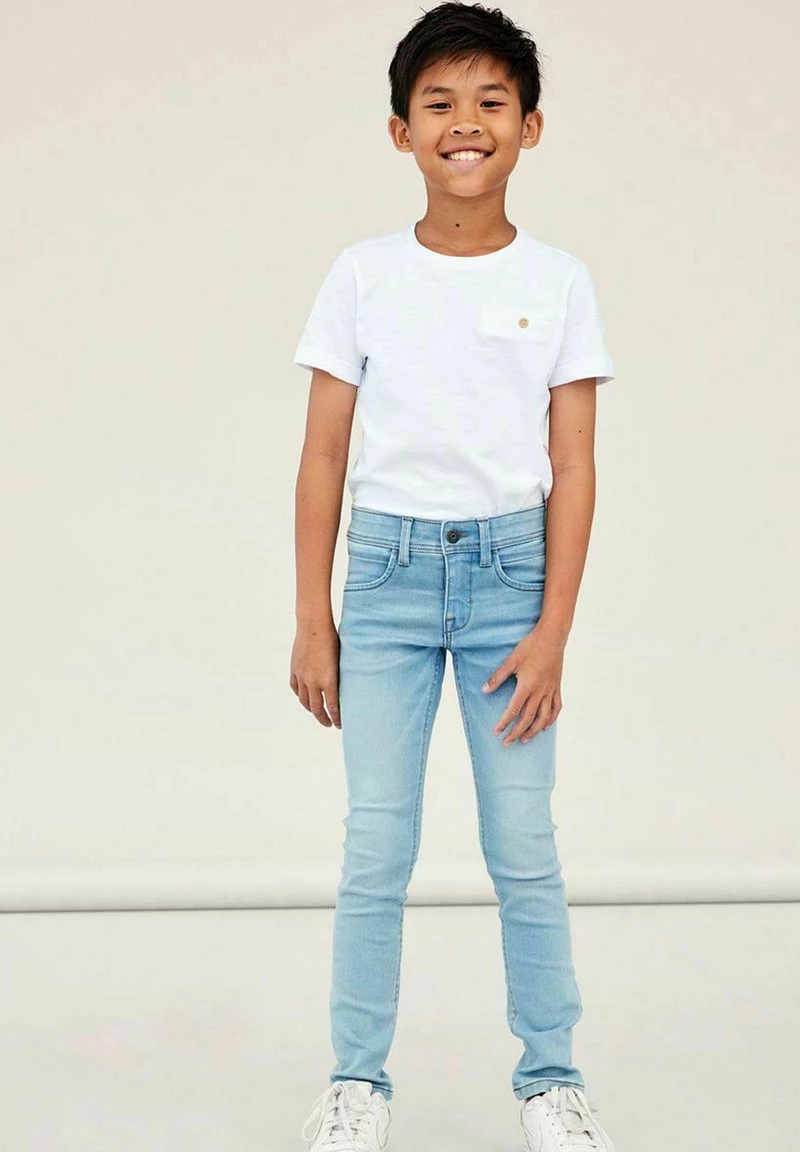 Name It Kinder Jeans Slim Fit - Light Blue Denim 3 Name It Kinder Jeans Slim Fit - Light Blue Denim