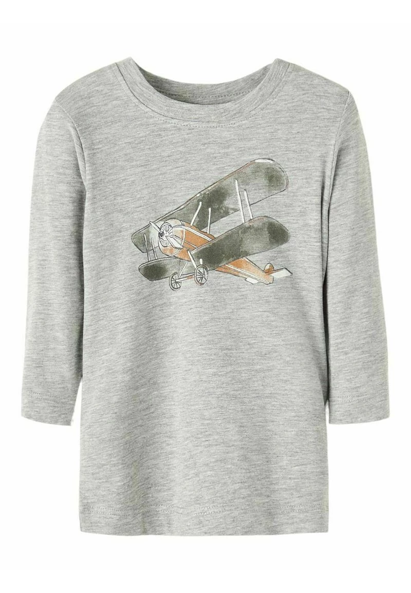 Name It Kinder Langarmshirt - Grey Melange 3 Name It Kinder Langarmshirt - Grey Melange
