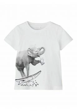Name It Kinder T-Shirt Print - Bright White -Name it Verkäufe 0777e54b6a754b41817e9de171250a85