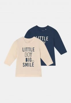 Name It Kinder NBMBIRGER 2 PACK - Langarmshirt - Titan