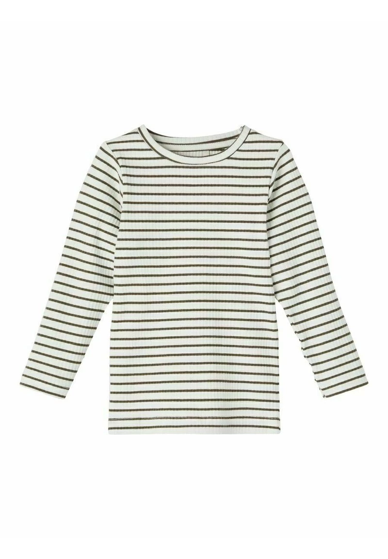 Name It Unisex MIT LANGEN ÄRMELN GESTREIFTER - Langarmshirt - Olive Night 5 Name It Unisex MIT LANGEN ÄRMELN GESTREIFTER - Langarmshirt - Olive Night – Bild 3