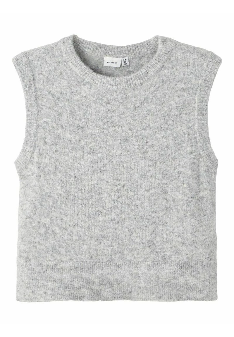 Name It Kinder Strickpullover - Grey Melange 3 Name It Kinder Strickpullover - Grey Melange