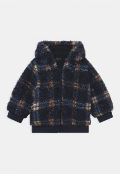 Name It NBMMAZIE CHECK UNISEX - Winterjacke - Dark Sapphire