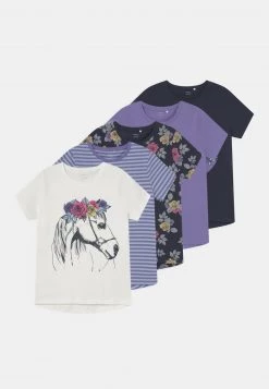 Name It Kinder NKFNIA 5 PACK - T-Shirt Print - Dark Sapphire