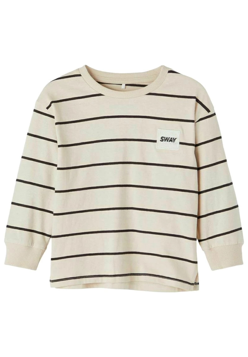 Name It Kinder Langarmshirt - Oatmeal 3 Name It Kinder Langarmshirt - Oatmeal