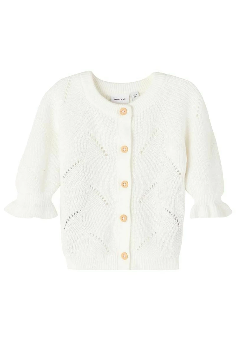 Name It Kinder LANGÄRMELIGE - Strickjacke - White Alyssum 3 Name It Kinder LANGÄRMELIGE - Strickjacke - White Alyssum