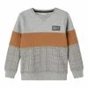 Name It Kinder PRINT LANGE ÄRMEL - Sweatshirt - Brown, Grey