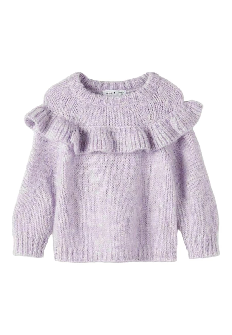 Name It Kinder Strickpullover - Purple Heather 4 Name It Kinder Strickpullover - Purple Heather – Bild 2