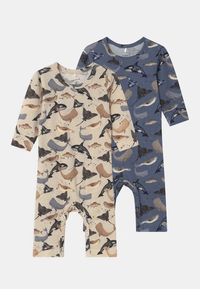 Name It NBMTAMMES 2 PACK UNISEX - Jumpsuit - Beige 3 Name It NBMTAMMES 2 PACK UNISEX - Jumpsuit - Beige