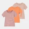 Name It Kinder NMFVIMIA 3 PACK - T-Shirt Print - Peach Whip