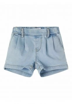Name It Kinder BAGGY FIT - Jeans Shorts - Light Blue Denim