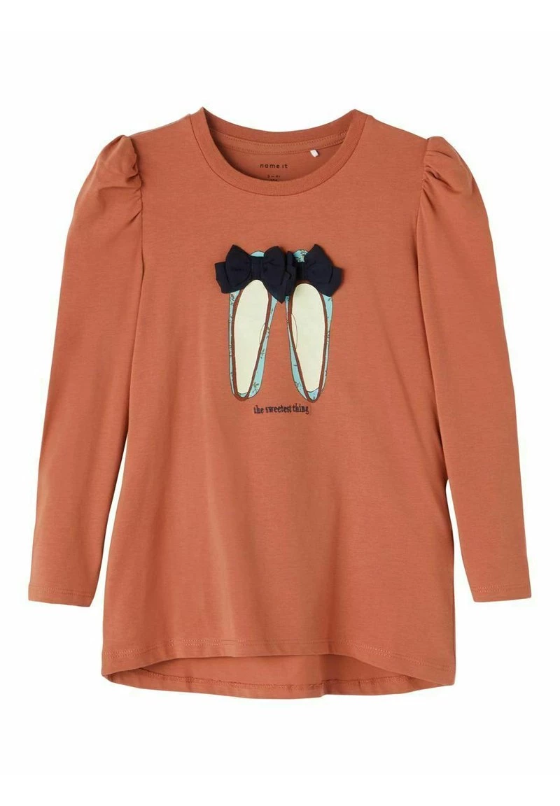 Name It Kinder Langarmshirt - Etruscan Red 3 Name It Kinder Langarmshirt - Etruscan Red