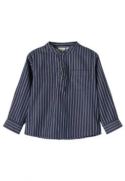 Name It Kinder GESTREIFTES - Hemd - Dark Blue Denim
