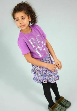 Name It Kinder ROCK GEBLÜMTER - A-Linien-Rock - Lilac