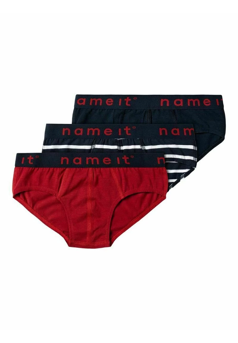 Name It Kinder 3 PACK - Slip - Red 3 Name It Kinder 3 PACK - Slip - Red