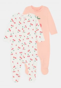 Name It Kinder NBFHEJSA NIGHTSUIT 2 PACK - Strampler - White Alyssum