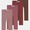 Name It Kinder NBFKABEX 4 PACK - Leggings - Hosen - Mauve