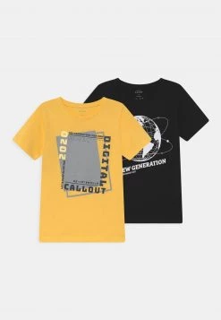 Name It NKMVICTOR 2 PACK - T-Shirt Print - Black | Kinder