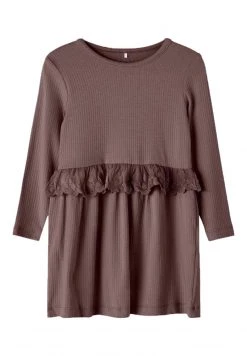 Name It Kinder REGULAR FIT - Strickkleid - Rose Taupe