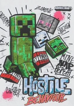 Name It Kinder MINECRAFT - T-Shirt Print - Bright White -Name it Verkäufe 25df9c1e93b247afb906703d654a7205