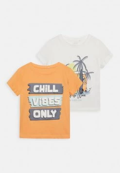 Name It Kinder NMMVICTOR 2 PACK - T-Shirt Print - Salmon Buff