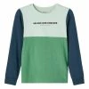 Name It Kinder LANGEN ÄRMELN FARB BLOCK - Langarmshirt - Frosty Spruce