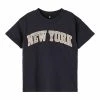 Name It Kinder KURZARMELIGES - T-Shirt Print - Dark Navy
