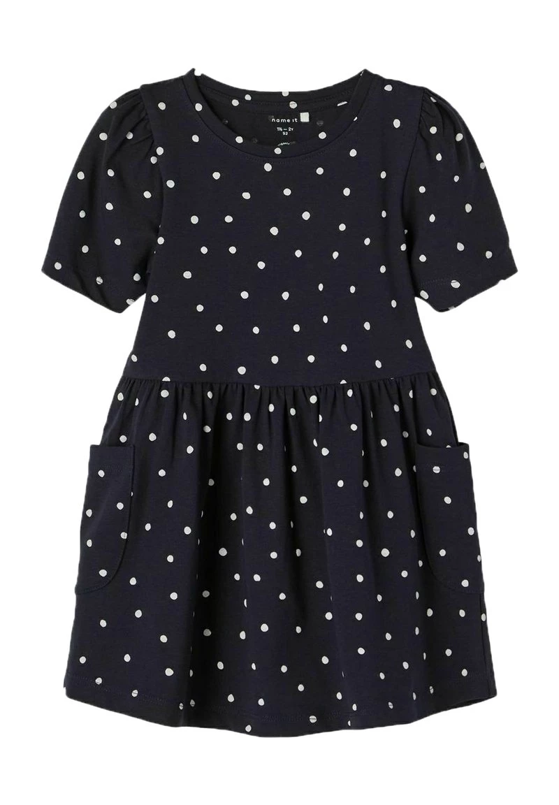 Name It Kinder KURZARM - Jerseykleid - Dark Navy 3 Name It Kinder KURZARM - Jerseykleid - Dark Navy