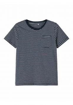 Name It Kinder GESTREIFT - T-Shirt Print - Dark Sapphire