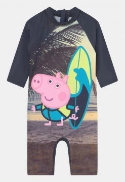 Name It NMMPEPPAPIG MARK 3/4 UV SWIMSUIT - Badeanzug - Dark Sapphire | Kinder