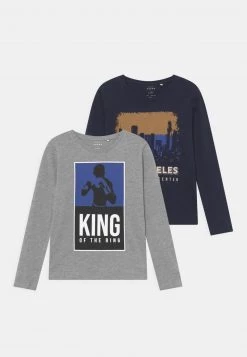Name It NKMVICTOR 2 PACK - Langarmshirt - Dark Sapphire | Kinder