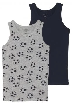 Name It Kinder NKMTANK FOOTBALL 2 PACK - Unterhemd/-shirt - Grey Melange -Name it Verkäufe 32b0e09671b7467eb0395b9bfecdb7e4