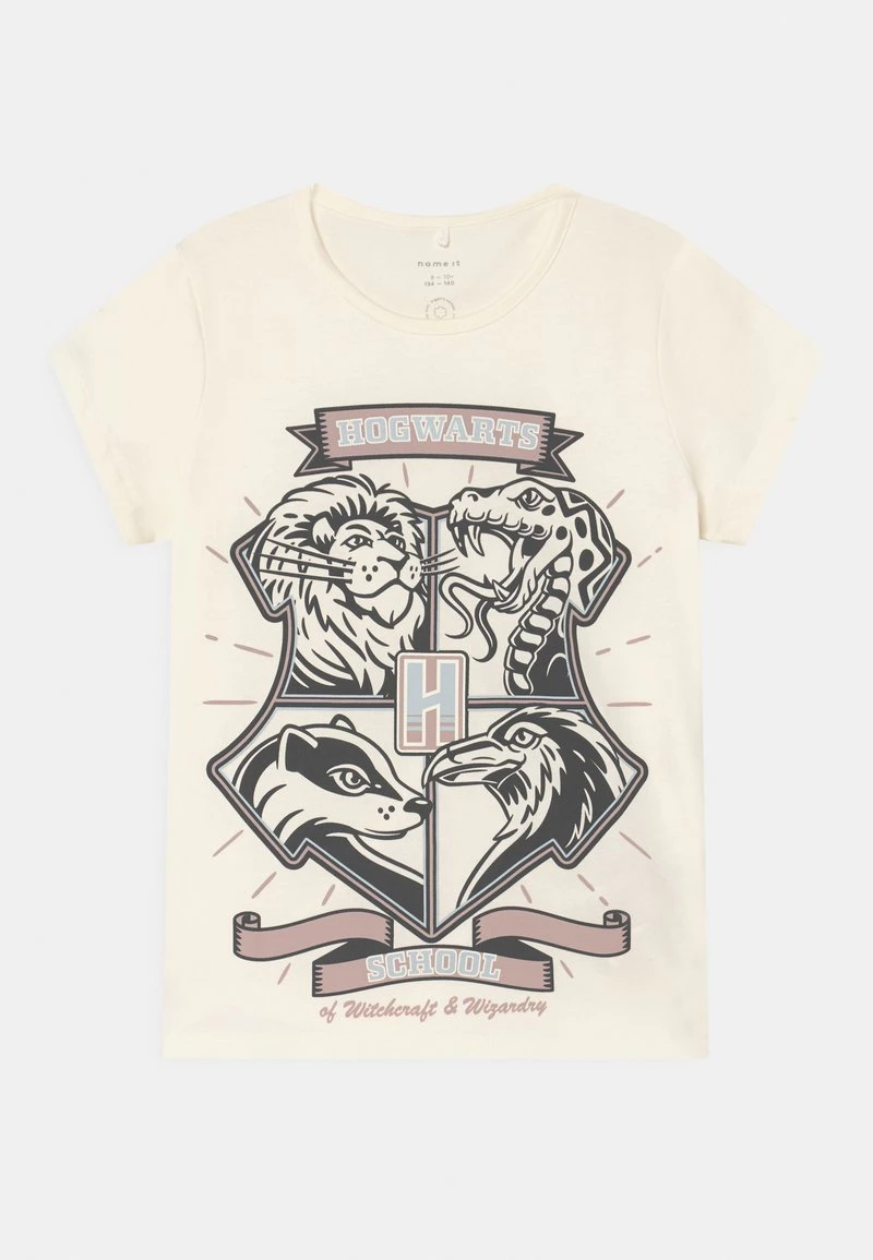 Name It Kinder NKFHARRYPOTTER FUXINA - T-Shirt Print - White Alyssum 3 Name It Kinder NKFHARRYPOTTER FUXINA - T-Shirt Print - White Alyssum