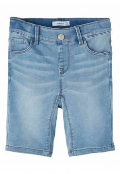Name It Kinder SKINNY FIT - Jeans Shorts - Medium Blue Denim
