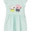 Name It Kinder NMFPEPPAPIG MASKA DRESS - Jerseykleid - Glacier