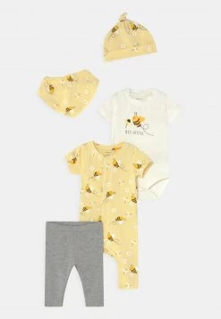 Name It NBNMIBEE SET UNISEX - T-Shirt Print - Double Cream