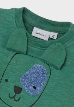 Name It Kinder HUNDEPRINT - Sweatshirt - Frosty Spruce -Name it Verkäufe 37406ea1c2b044ce9be7792ed308c961