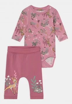 Name It Kinder NBFBAMBI MABLEL SET - Stoffhose - Pink Nectar