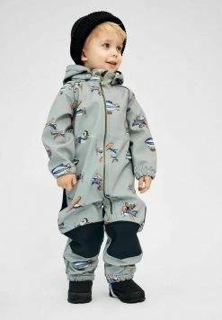 Name It Kinder SOFTSHELL FLUGZEUG - Jumpsuit - Desert Sage