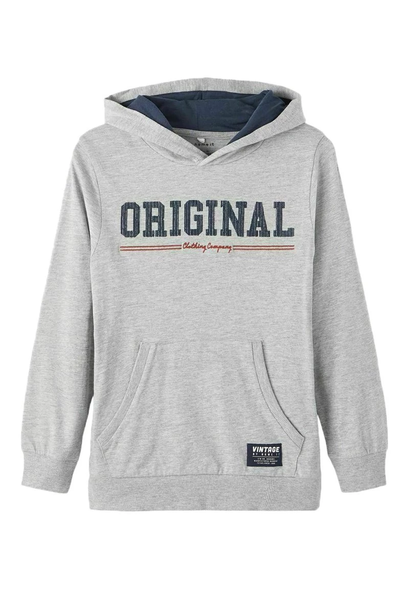 Name It Kinder Kapuzenpullover - Grey Melange 3 Name It Kinder Kapuzenpullover - Grey Melange