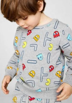 Name It Kinder PAC MAN - Jogginghose - Grey Melange