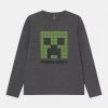 Name It NKMMINECRAFT ANDREX - Langarmshirt - Dark Grey Melange | Kinder