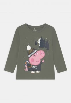 Name It NMMPEPPAPIG OLINDO UNISEX - Langarmshirt - Agave Green